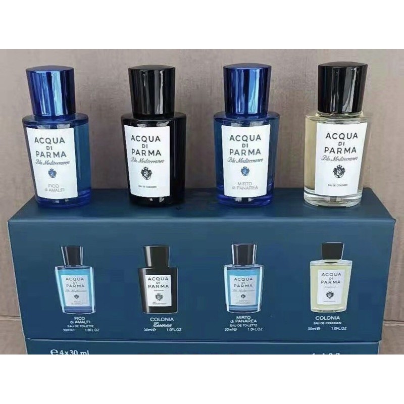 Set Bộ Nước Hoa Acqua di Parma Blu Mediterraneo Colona mini 4 chai - 30ml chai | BigBuy360 - bigbuy360.vn