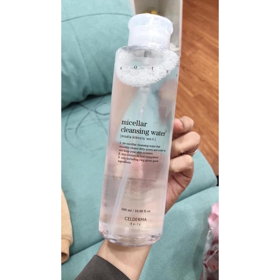 Nước tẩy trang Celderma Micellar Cleansing Water 500ml