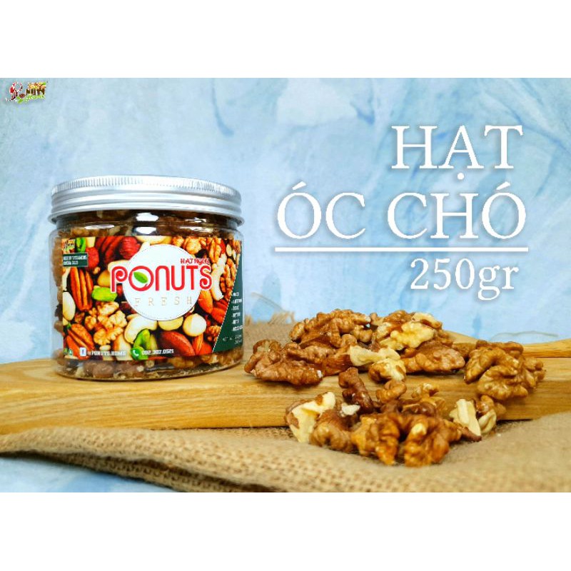 HẠT PO NUTS ÓC CHÓ VÀNG MỸ (LOẠI I) BÉO VÀ GIÒN 500gr và 250gr