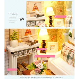 Z8_Happy Time_Nhà mô hình gỗ DIY