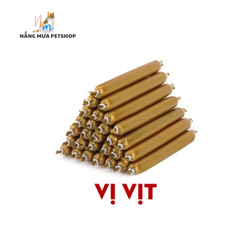 Xúc xích cho chó, mèo, hamter thức ăn cho chó mèo dinh dưỡng 15gr_ Mua 10 tặng 1