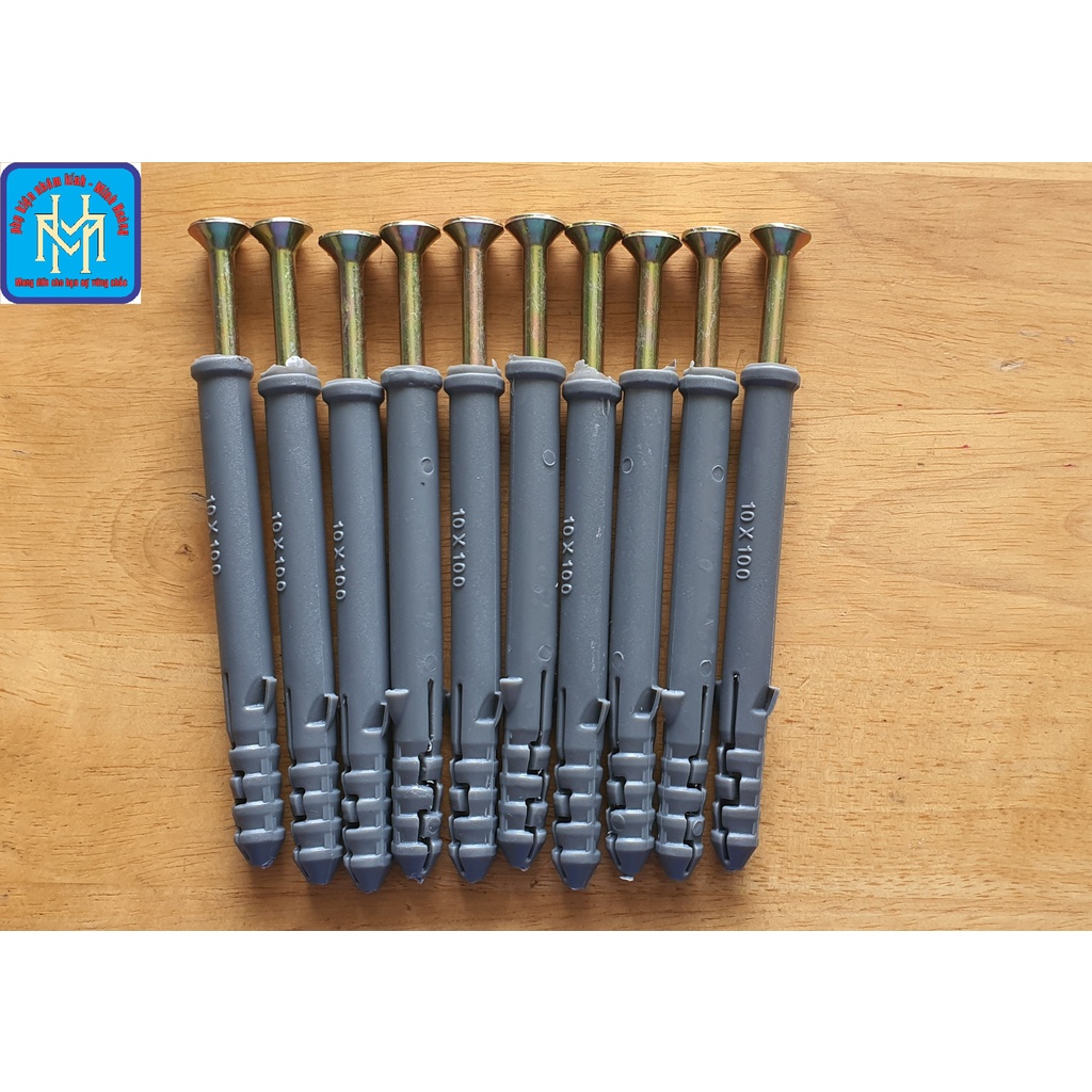Vít tắc kê 10x100 lắp đặt khung bao cho cửa Nhôm, cửa gỗ, cửa sắt...