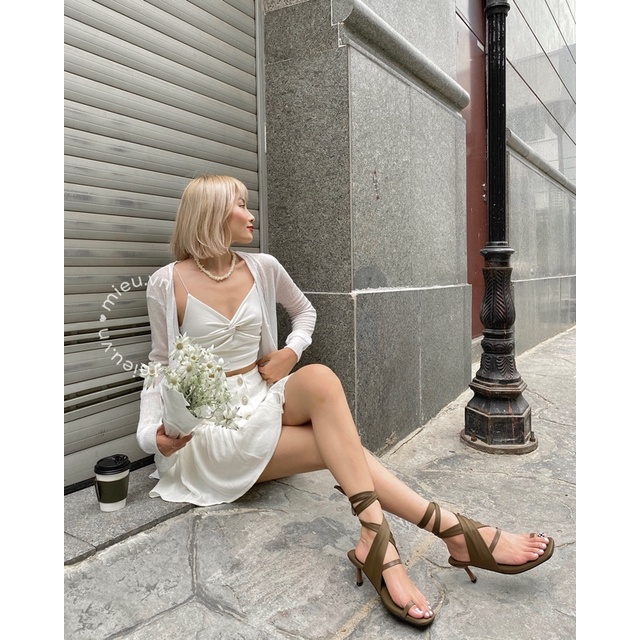 Áo khoác cardigan nữ form dài chất liệu len dệt kim cao cấp co giãn MIEU - JJN06