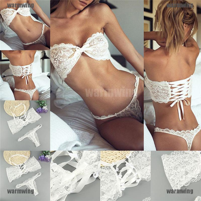 Đồ Lót Ngủ Nữ G-string Thêu Ren Phong Cách Babydoll Gợi Cảm
