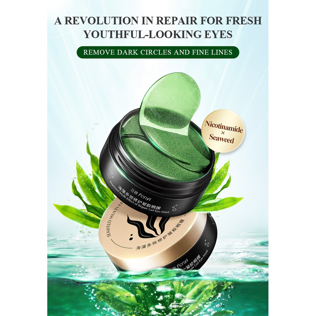Set 30 cặp mặt nạ mắt rong biển Fenyi làm săn chắc da loại bỏ quầng thâm và bọng mắt