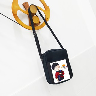 Túi đeo chéo nữ in hình Jack