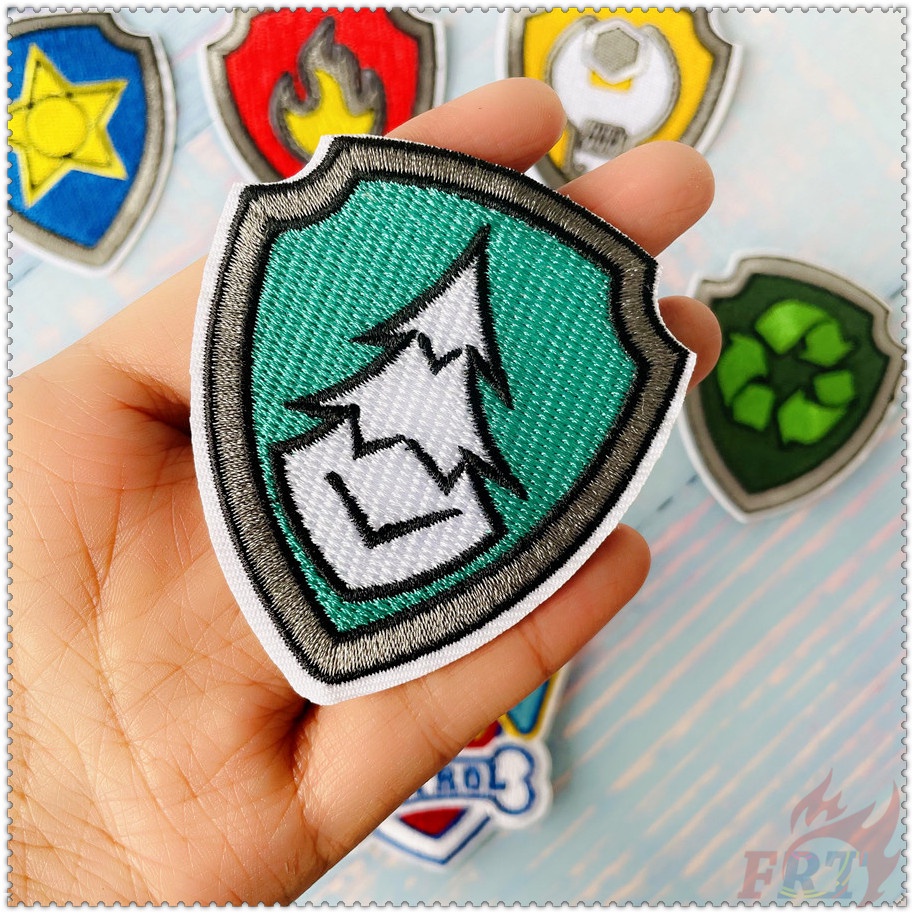 1 miếng dán ủi thêu hình hoạt hình Paw Patrol