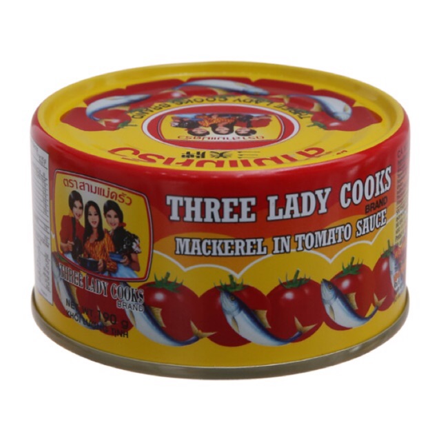 Cá nục xốt cà 3 Cô Gái 190g