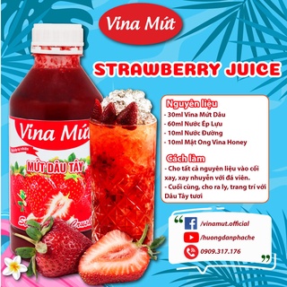 Sinh tố Dâu VINA MỨT 1000ml