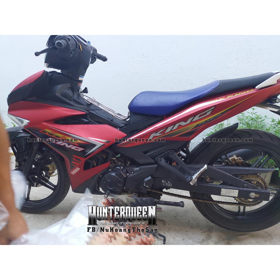 Tem Exciter 150, MX king. Xe đỏ nhám. Chỉnh sửa theo yêu cầu. Sắc nét, bền màu