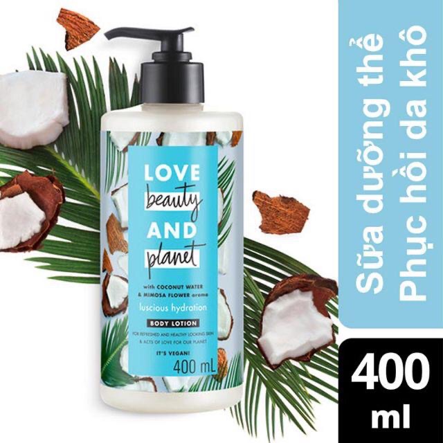 SỮA DƯỠNG THỂ / SUA TAM LOVE BEAUTY AND PLANT 400ml