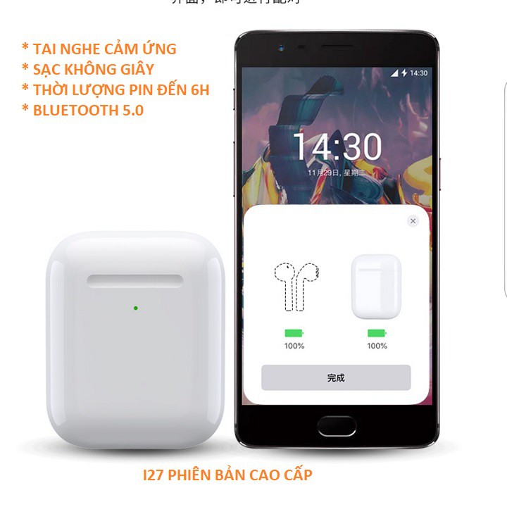 [Xả Hàng] Tai Nghe Cao Cấp Airpods 2 Đôi Tên Định Vi bảo hành 3 tháng ( Số lượng giới hạn 100 bộ )