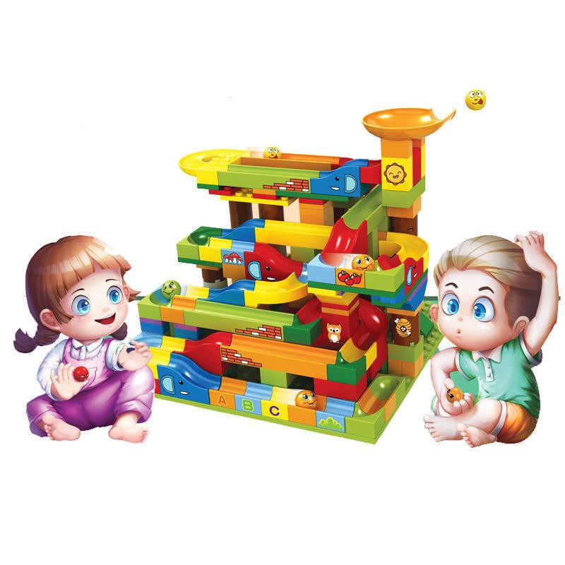 Bộ đồ chơi lắp ghép nhiều màu sắc an toàn cho bé - Lego 206 chi tiết lắp ráp hình đường đua độc đáo mẫu mới