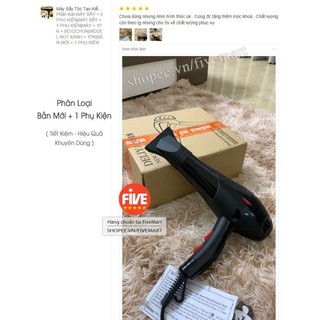 Máy Sấy Tóc Tạo Kiểu Deliya Công Suất Lớn 2200W Tặng Kèm Bộ Phụ Kiện 1 Hoặc 5 Chi Tiết Tùy Phân Loại Máy Sấy