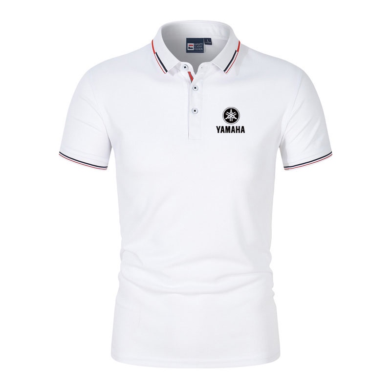 Áo thun polo in logo Yamaha thời trang dành cho nam giới