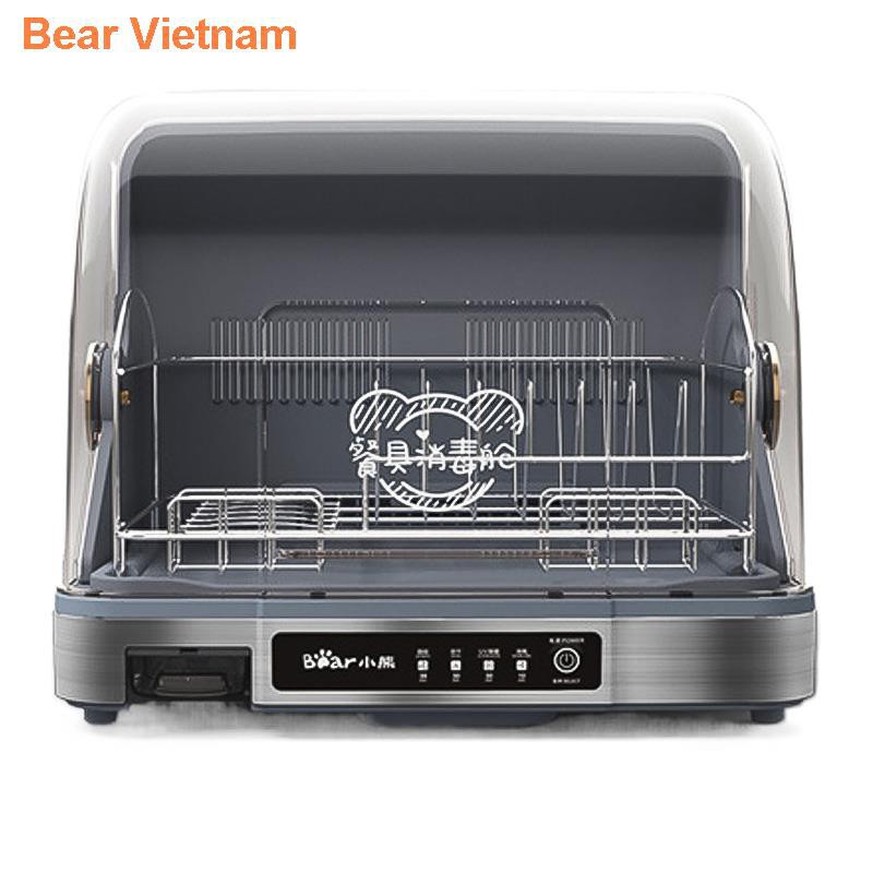 Bear khử trùng tủ bếp gia đình thẳng đứng máy sấy bát nhỏ và đũa để bàn bộ đồ ăn bằng tia cực tím