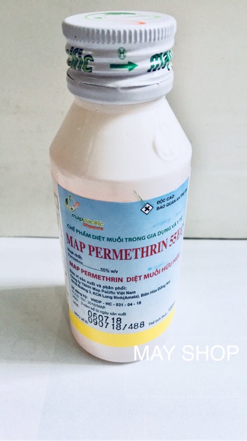 Thuốc diệt muỗi Map Permethrin 50EC (chai 100ml)