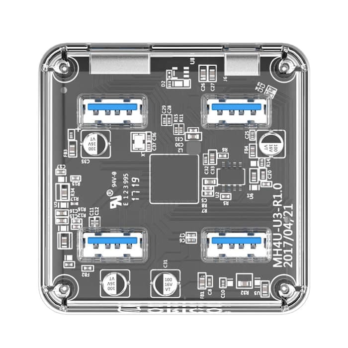 Bộ Chia 4 Cổng Usb 3.0 Orico Mh4U-U3