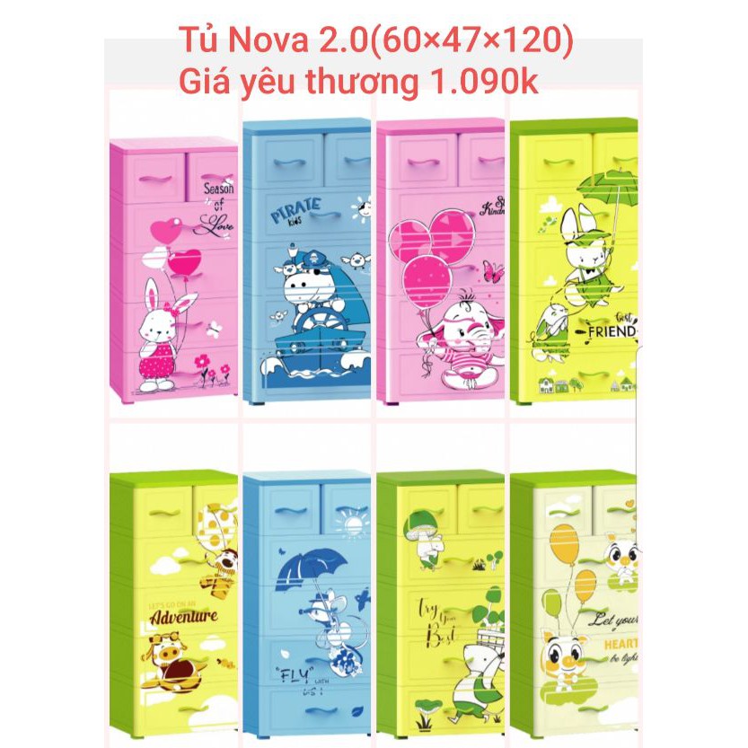 tủ nhựa nova đại đồng tiến- chat chọn mẫu