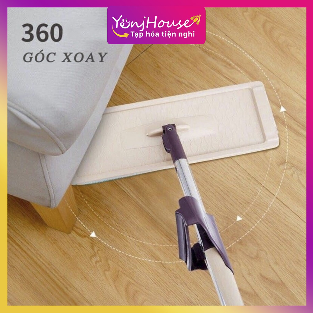 CÂY LAU NHÀ TỰ VẮT SPIN MOP 2.0 ƯU VIỆT (GIAO MÀU NGẪU NHIÊN) - YENJHOUSE