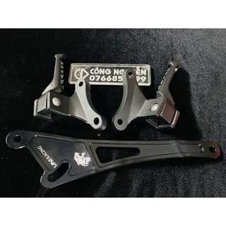 Mẫu gác chân nhôm cho ex 150 siêu gọn