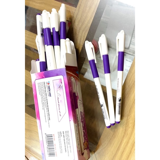 Bút viết mực tím 10-20 cái cho bé cấp 1/ bút thiên long mực tím
