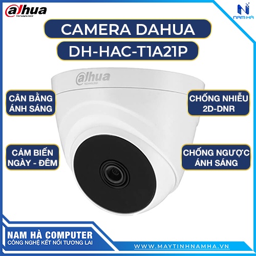 Camera Dahua DH-HAC-T1A21P 2.0M dome - Hàng Chính Hãng