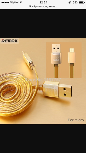 Cáp .....Remax đẹp MELY