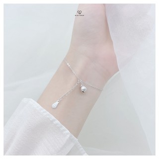 Lắc Tay Bạc Blue Peach Cute Cat LT546