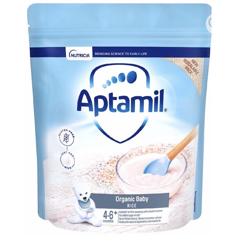 Bột ăn dặm Aptamil cho bé từ 4-6 tháng tuổi