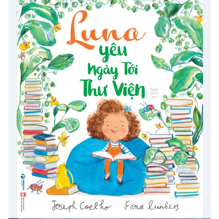 Sách - Luna yêu ngày tới thư viện - Joseph Coelho, Fiona Lumbers