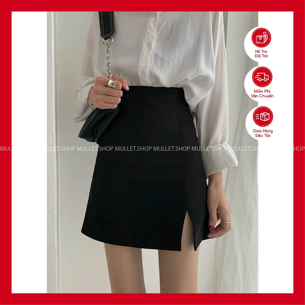 Chân Váy Chữ A Nữ Xẻ Đùi siêu xinh