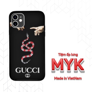 Ốp lưng GUCCI rắn chia cắt nắm lấy tay anh cho Iphone 5 6 7 8 Plus 11 12 Pro Max X Xr SUPPOD00092