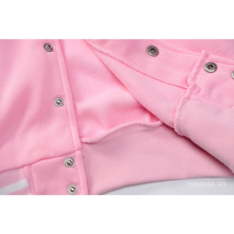 Áo khoác tay dài kẻ sọc đính nút thời trang cho nữ