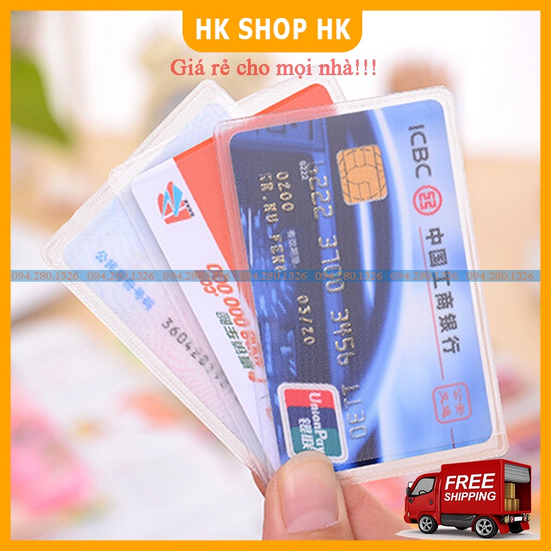 Vỏ bọc thẻ ATM, bao túi đựng thẻ sinh viên, nhân viên, học sinh, name card, card visit, CMND, căn cước công dân, cccd