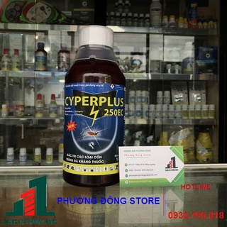 Thuốc diệt muỗi Cyper Plus 250EC chai 1 lít