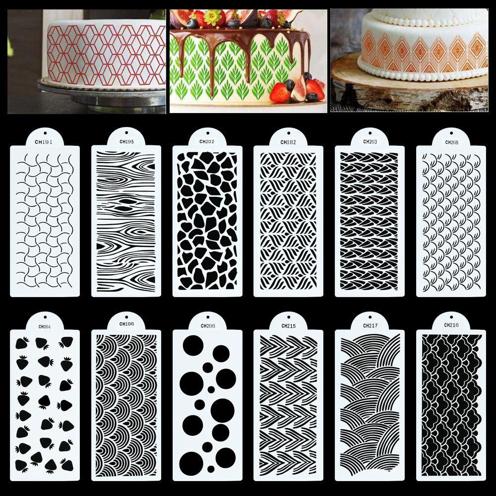 YNATURAL Dụng Cụ Rây Bột In Họa Tiết Trang Trí Bánh Cưới DIY