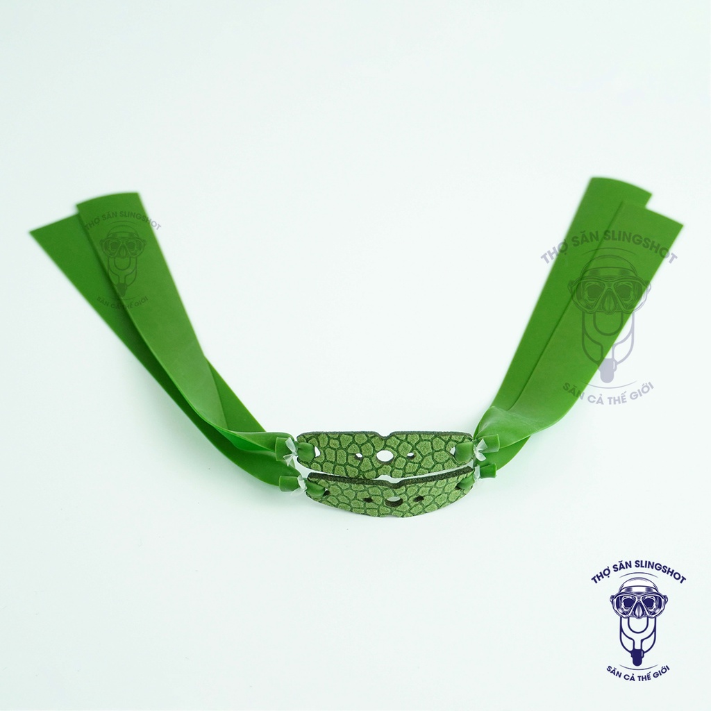 5 Dây quỷ xanh cột da cao cấp khổ 13-19-150, thun ná cao su, dây chơi ná, thun quỷ xanh