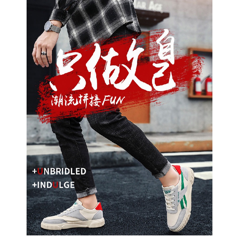Giày Thể Thao Canvas Cổ Thấp Đế Mềm Thoáng Khí Thời Trang Cho Nam