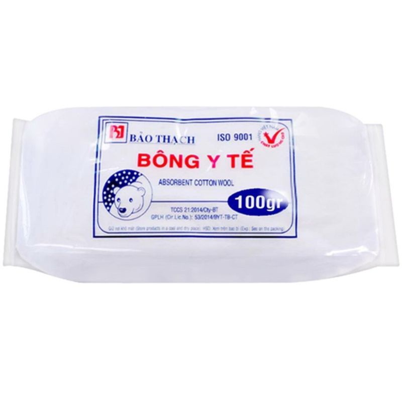 Bông Y Tế Thấm nước gia đình. Tủ thuốc gia đình cần có.