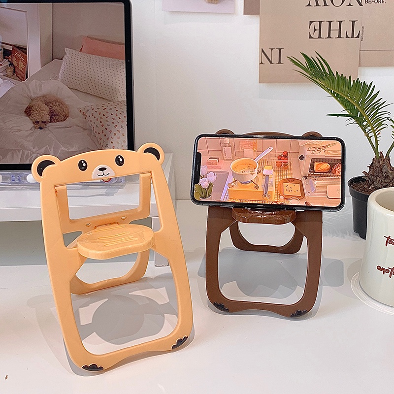 Giá Đỡ Điện Thoại Hình Ghế Ngồi Hoạt Hình Xinh Xắn Tiện Dụng