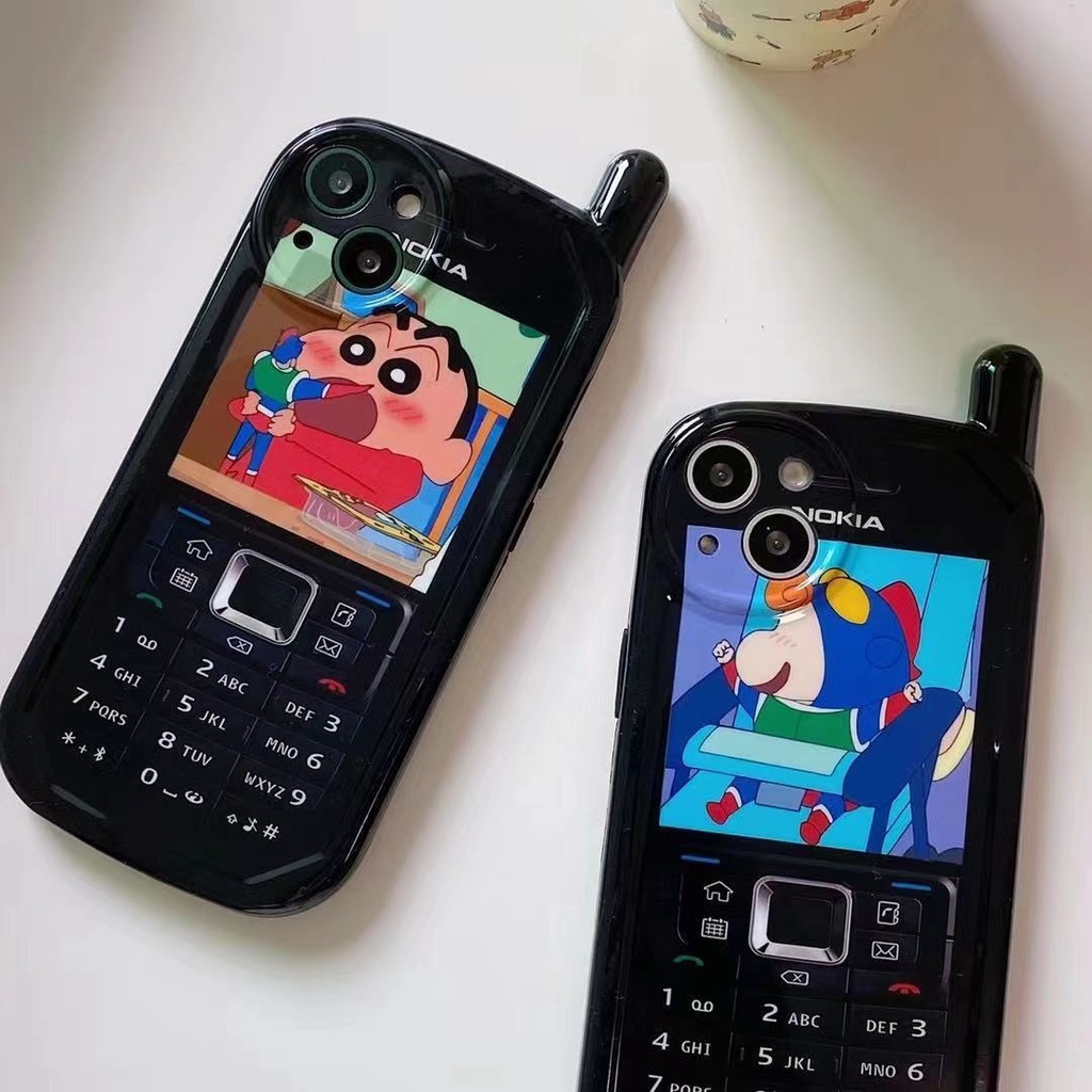 Ốp Điện Thoại Chống Sốc Hình Cậu Bé Bút Chì Cho IPhone 7 8 Plus SE 2020 X XR XS Max 11 12 13 14 Pro Max