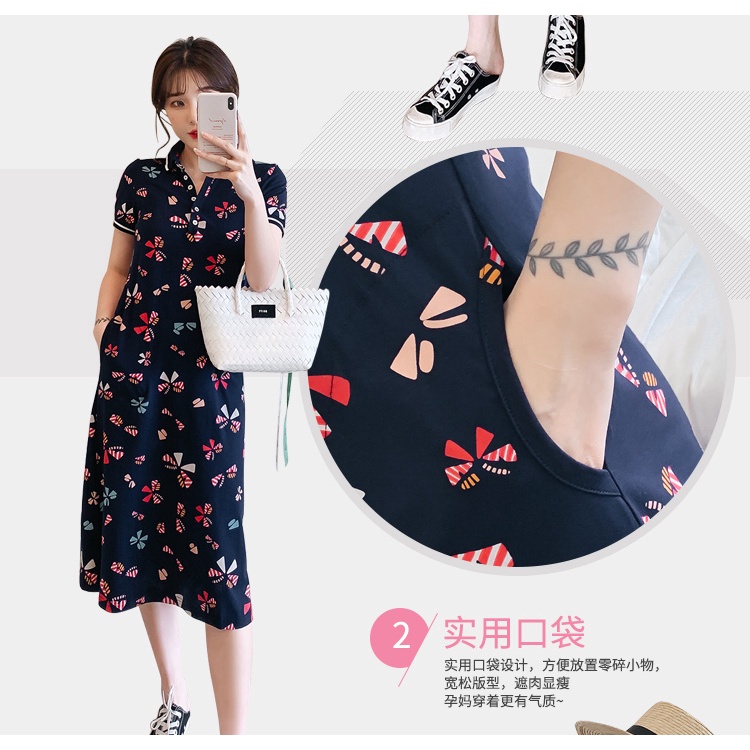 Đầm thun bầu dáng suông, hàng nhập khẩu cao cấp loại 1 shop đầm bầu hàn quốc