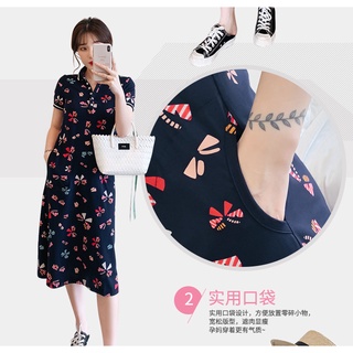 Đầm thun bầu dáng suông, hàng nhập khẩu cao cấp loại 1 shop đầm bầu hàn quốc