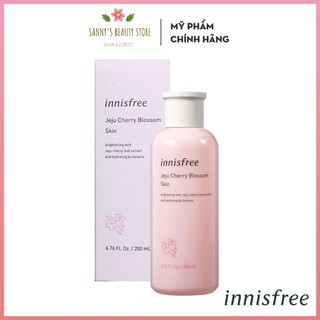 Nước Hoa Hồng 🌸 FREESHIP 🌸 Toner Hoa Anh Đào Dưỡng Ẩm sáng da Innisfree Jeju Cherry Blossom Skin 200ml