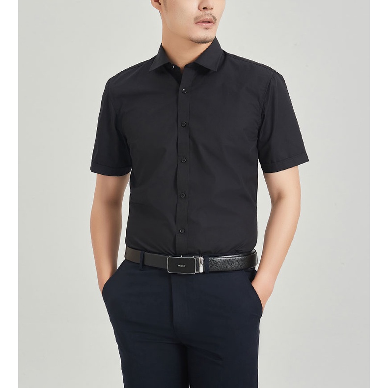 Áo Sơ Mi Nam Ngắn Tay OFS trẻ trung cao cấp Loại Đẹp Dáng Slimfit Dễ Phối Đồ Đi Học Đi Làm | BigBuy360 - bigbuy360.vn