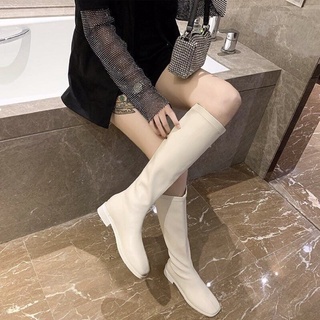 Bốt đùi chất da Pu đế thấp #bốtđùi #bốt #boot