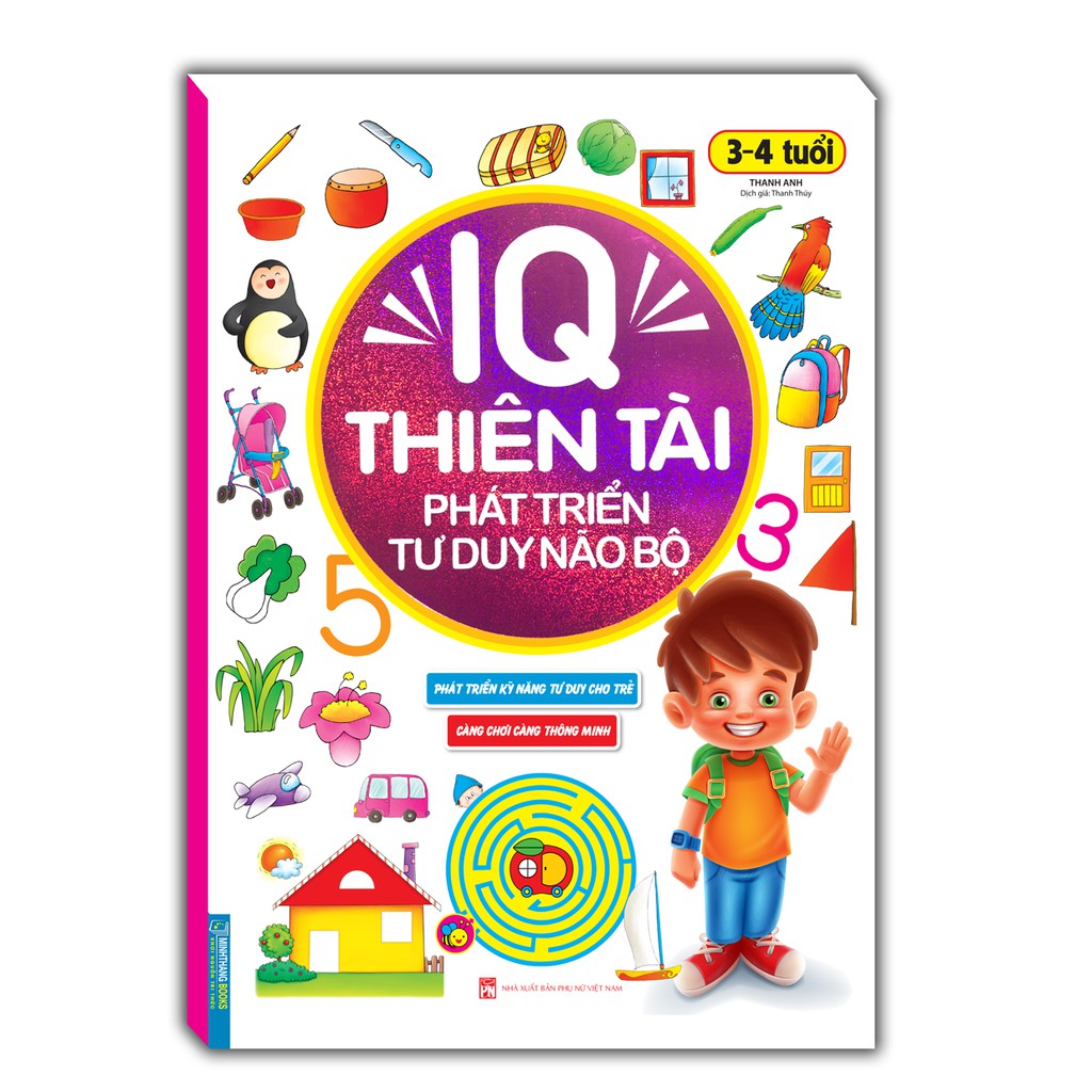 Sách - Combo IQ Thiên tài phát triển tư duy não bộ 6 cuốn(bìa mềm)