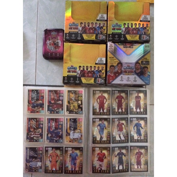 Thẻ cầu thủ match attax mùa giải 21/22