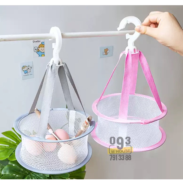 Tủ Lưới Phơi Đồ Gấp Gọn Giỏ Lưới Phơi Đồ Giá Phơi Đồ Có Móc Treo